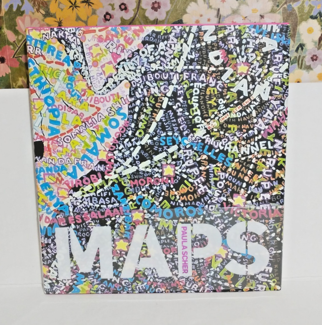MAPS by Paula Scher – Oversized Hardcover – Coffee Table Graphic Art Design Book
