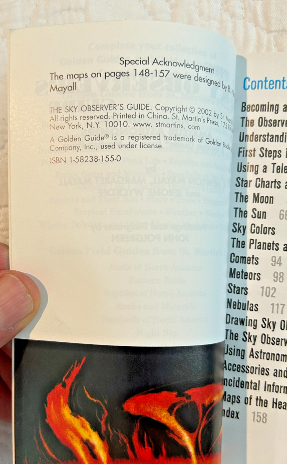 2002 The Sky Observer&rsquo;s Guide Golden Pocket Book 160 Pages