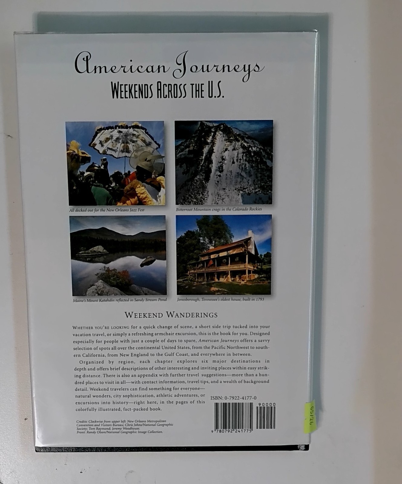 National Geographic Hardcover Book Lot (8) • Plastic‑Covered • History • Travel