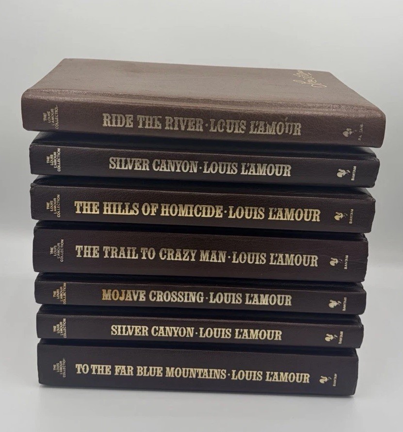 Louis L&rsquo;Amour Bantam Leatherette Collectible Series Multiple Titles