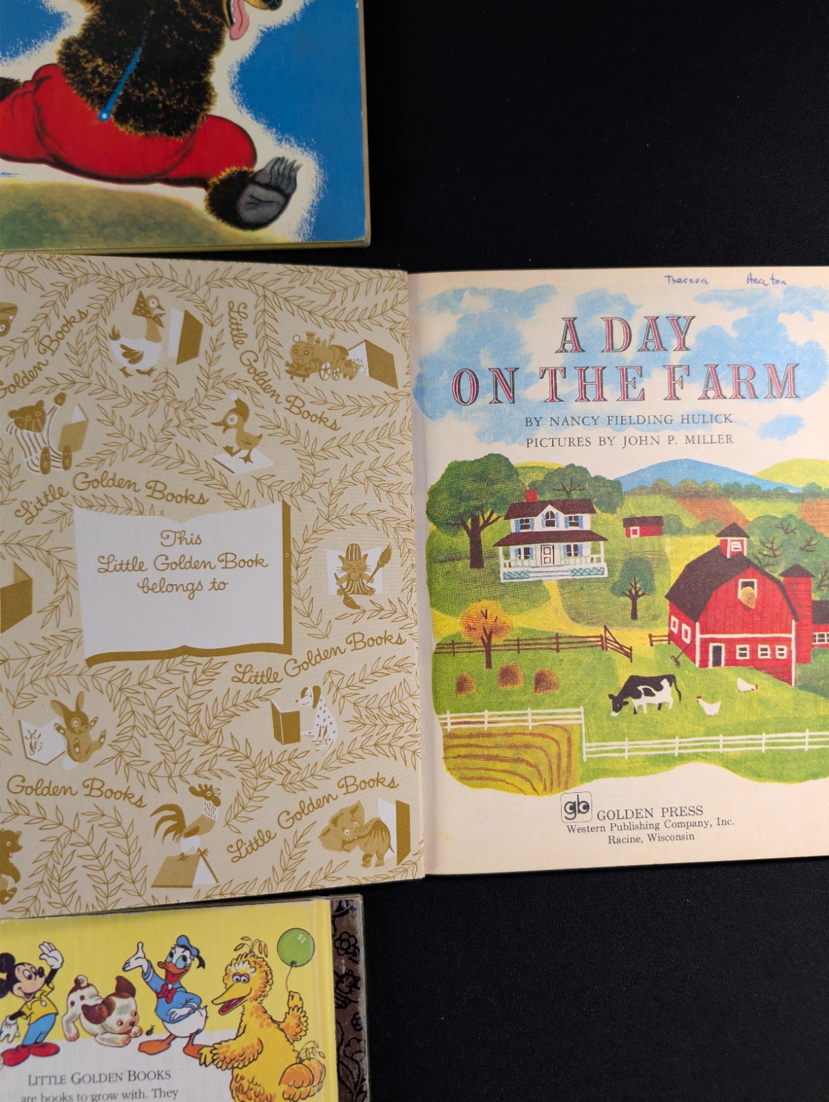 Lot Of 10 Little Golden Books – Nursery Rhymes – Animals – Farm – Vintage