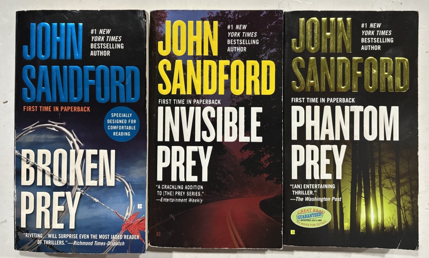 36 Book Lot Complete Lucas Davenport « PREY » Series #1-35+1 JOHN SANDFORD Set