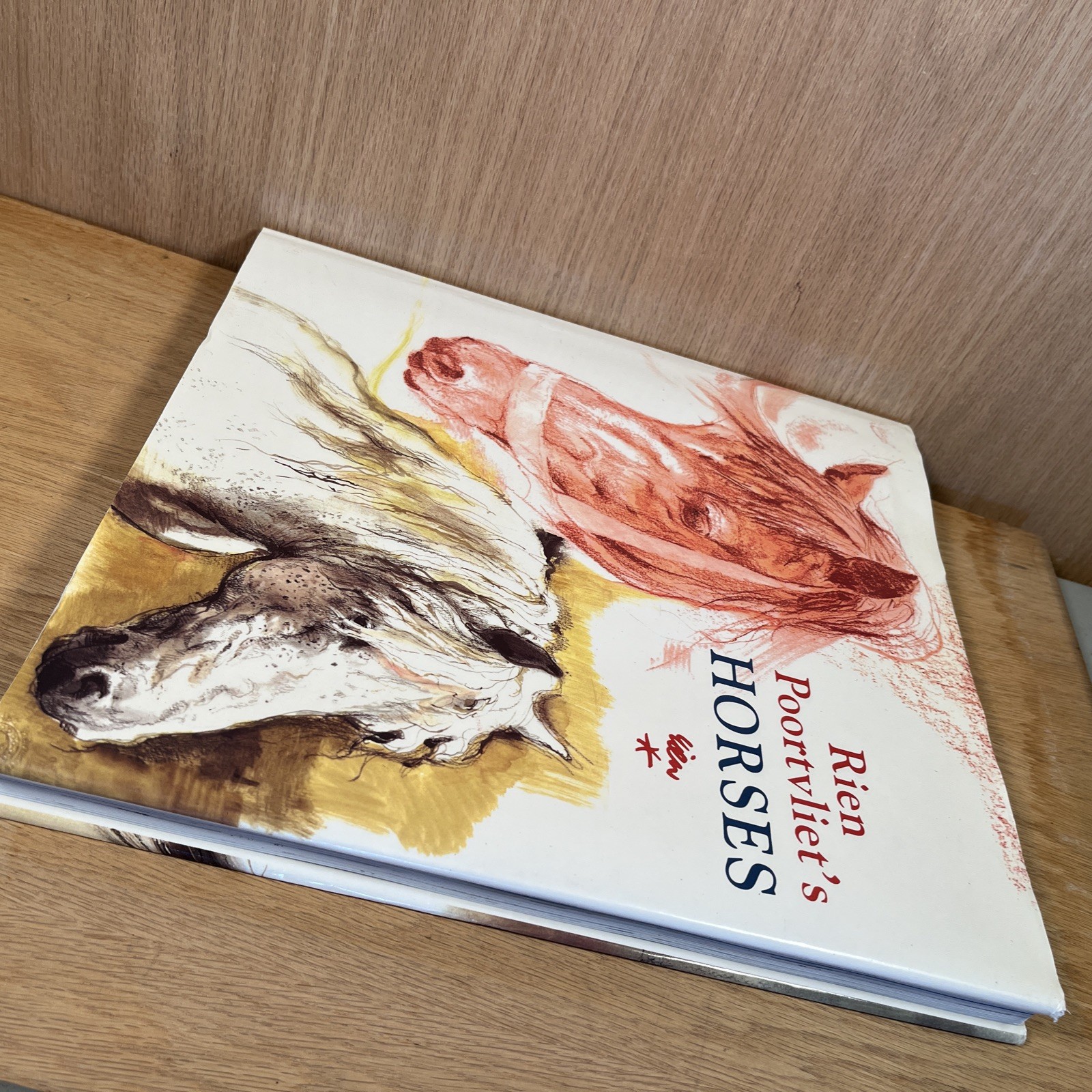Rien Poortvliet&rsquo;s Horses Book First Edition 1978 Hardcover with DJ Very Good
