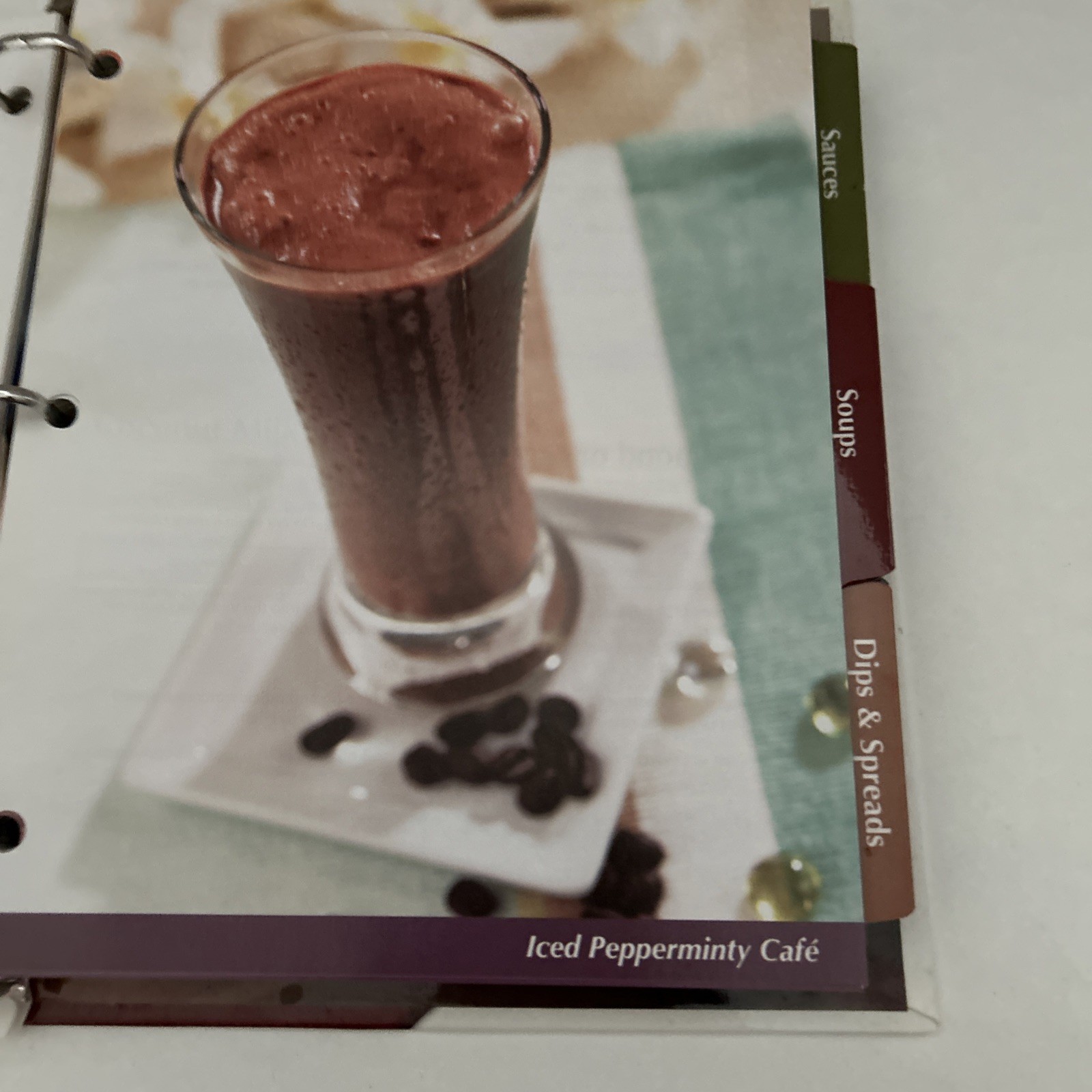 Vita-Mix Owner&rsquo;s Manual + Cookbook Recipes Instructions Binder w Built-In Stand