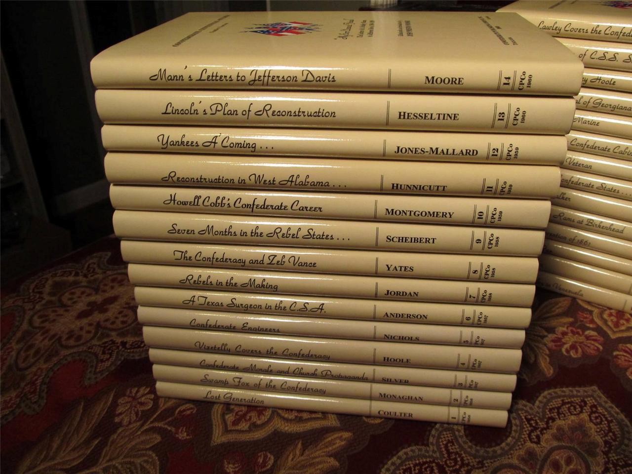 CONFEDERATE CENTENNIAL STUDIES – BRAND NEW COMPLETE 28 VOLUME SET – CIVIL WAR