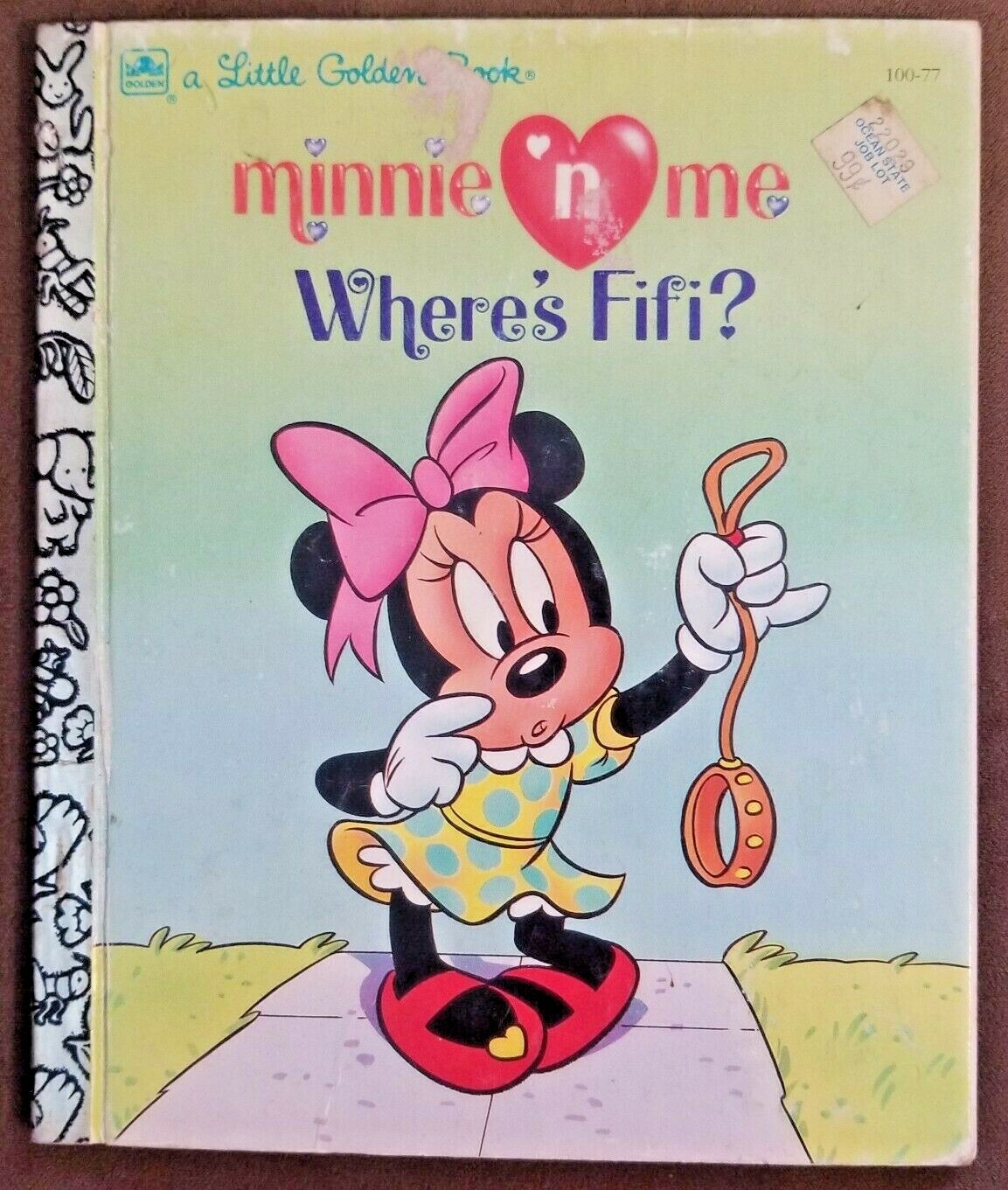 Lot of 5 Walt Disney&rsquo;s Little Golden Books Vintage 1978-1991 Hardcover Ephemera