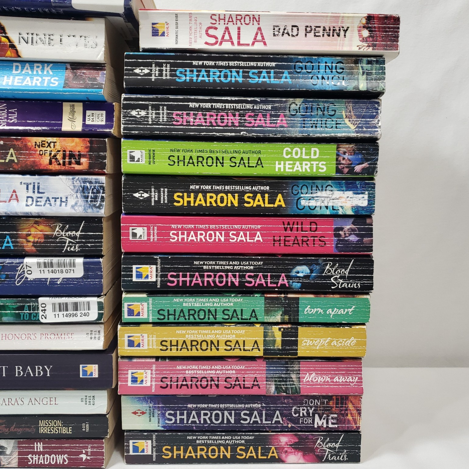 Sharon Sala Books Lot Of 40 Romantic Suspense Novels Romance Mystery Big Bundle