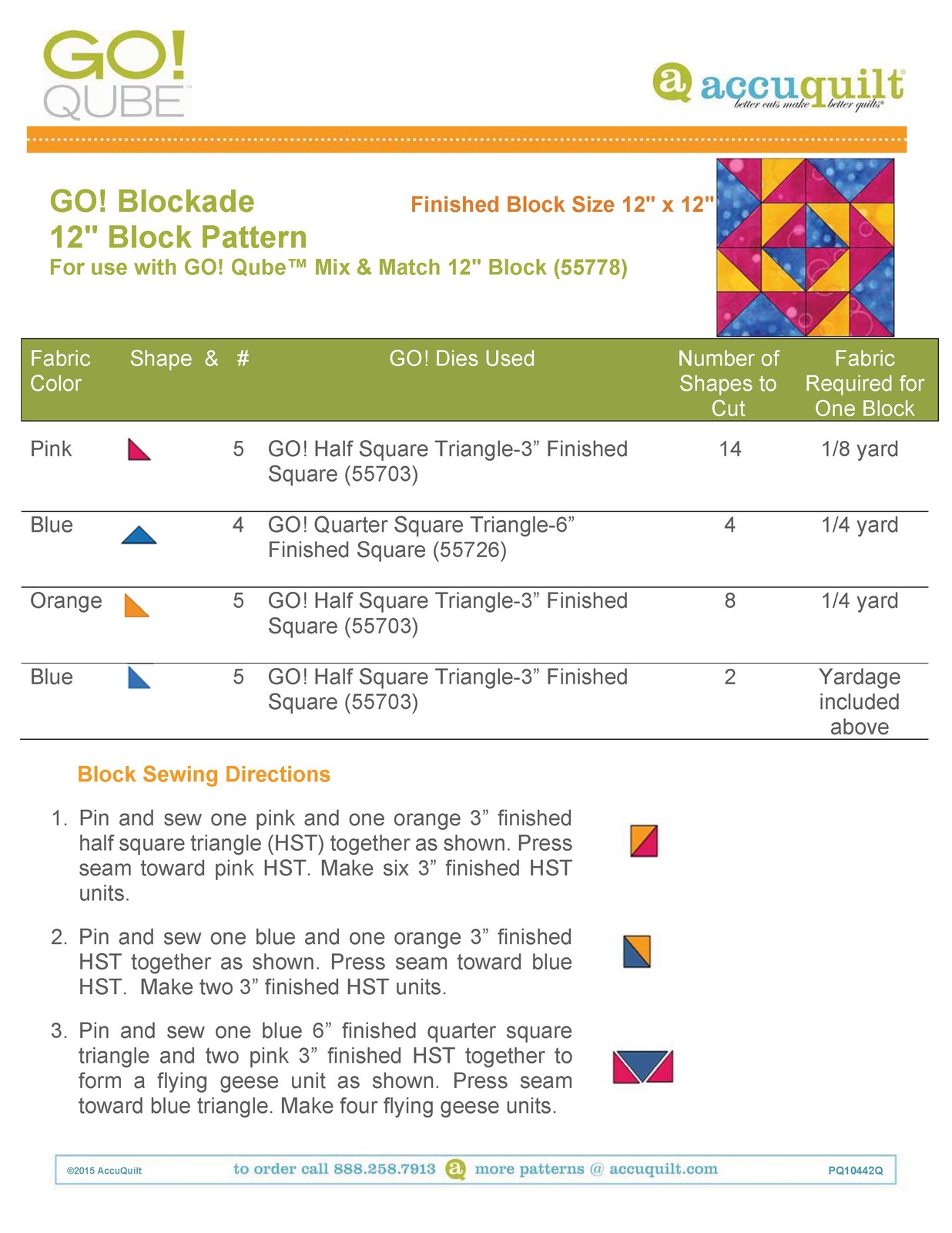 ACCUQUILT Go Qube 12&Prime; Blocks – STEEL WIRE BOUND – PROTECTIVE COVERS