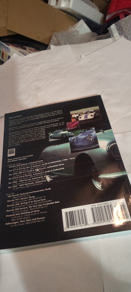 356 Porsche : A Restorer&rsquo;s Guide to Authenticity book NEW REVISED EDITION 1997