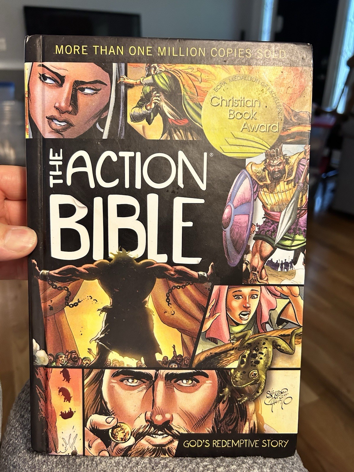 The Action Bible – God&rsquo;s Redemptive Story – Hardcover – Comic – Sergio Cariello