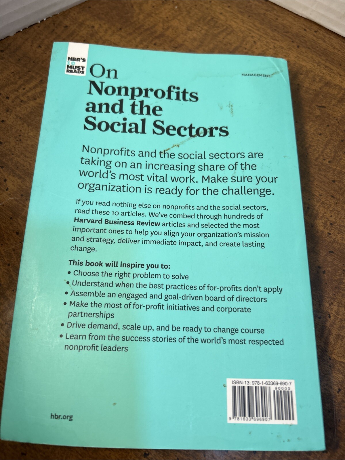 HBR&rsquo;s 10 Must Reads on Nonprofits and the Social Sectors by Arthur C. Brooks,…