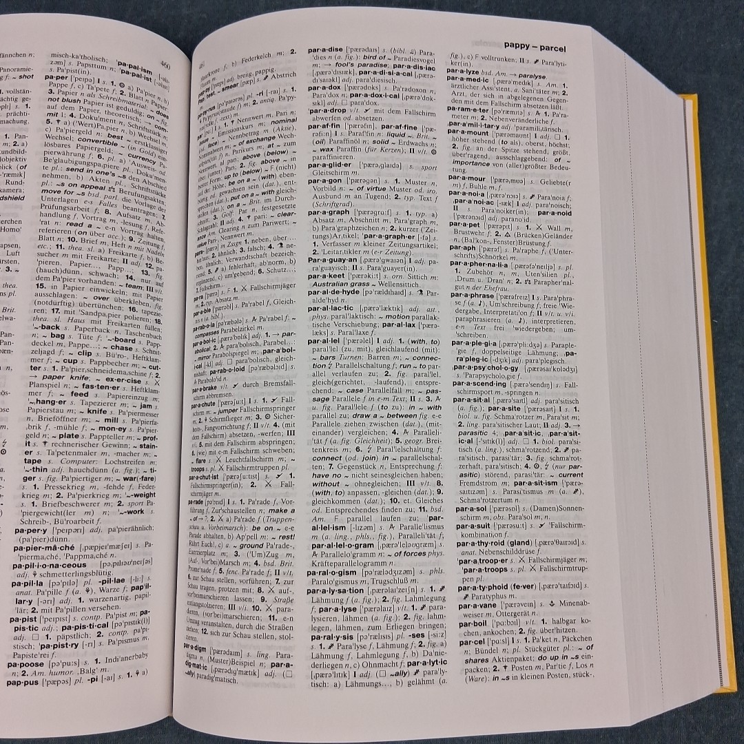 Langenscheidts Handwörterbuch Englisch German-English Bilingual Dictionary