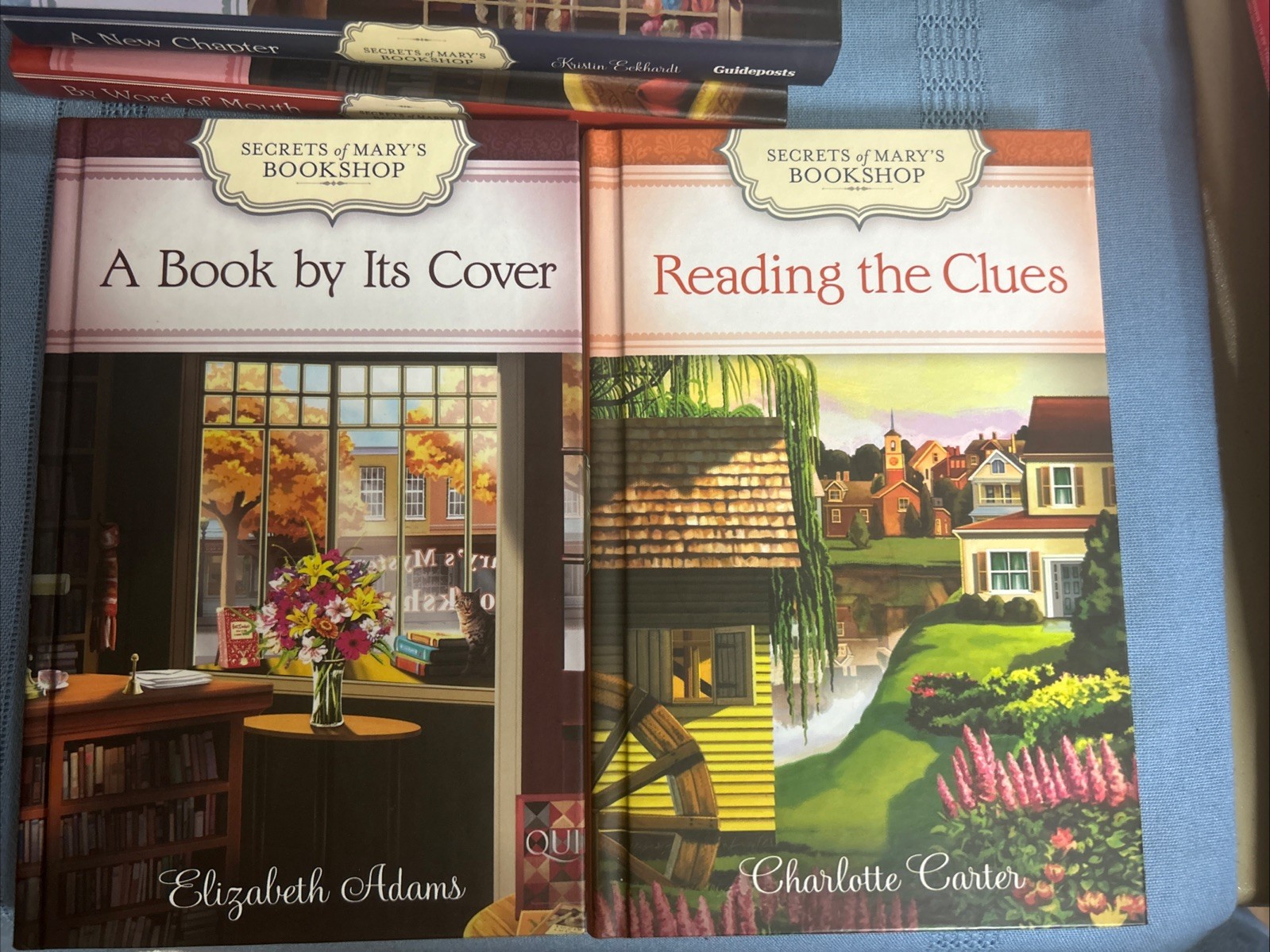 LOT OF 6 SECRETS OF MARY&rsquo;S BOOKSHOP Mysteries HC 2012 Guideposts VGC