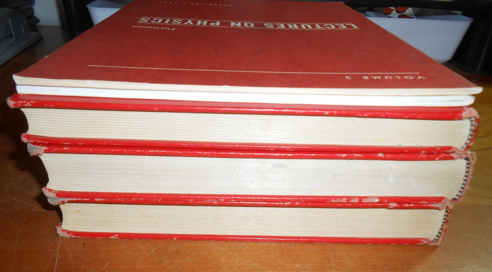 Feynman LECTURES ON PHYSICS Vol 1 2 3 + Vol 2 3 Exercises 1965 – 3HC 2TPB GC