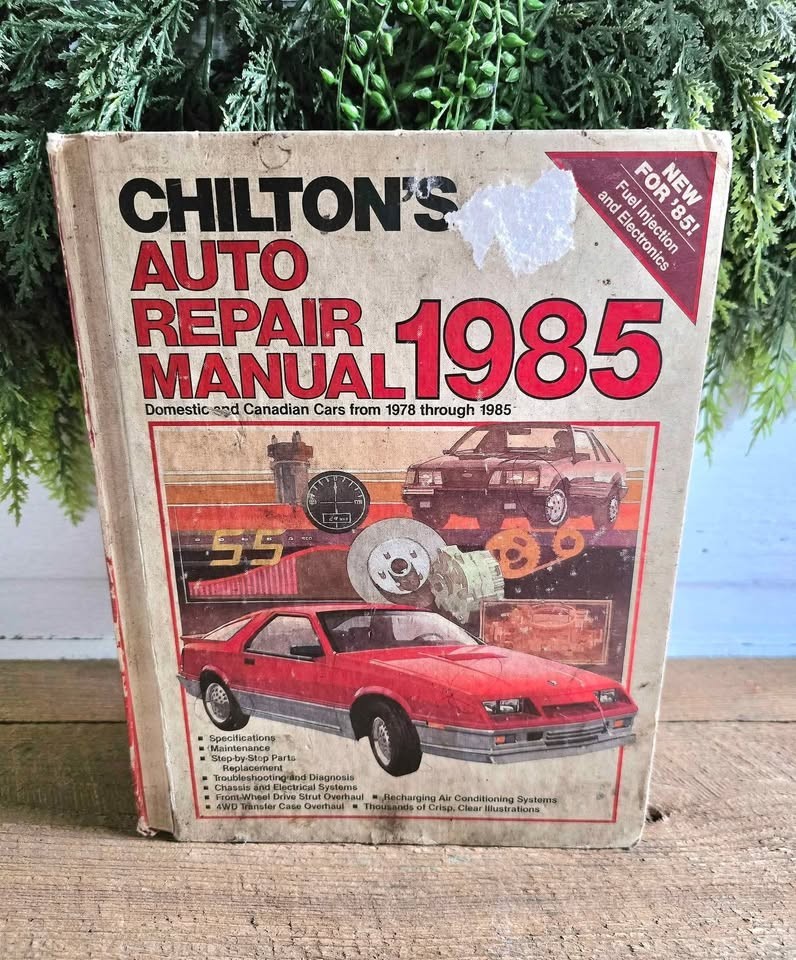 Chilton&rsquo;s Auto Repair Manual 1978 1985 Domestic Canadian Cars Hardcover Hardback