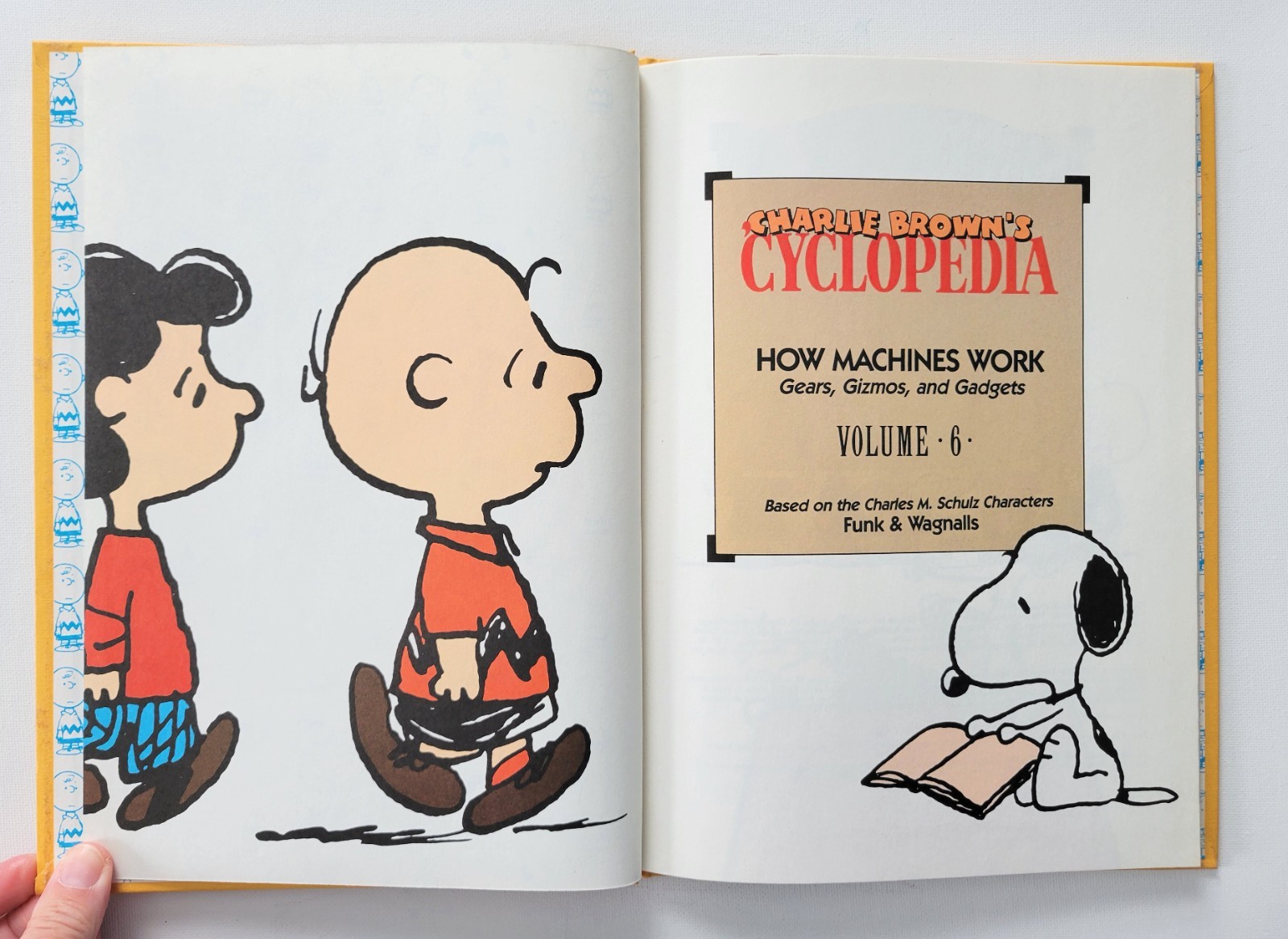 Vintage 1990 Charlie Brown&rsquo;s &lsquo;Cyclopedia HCs Lot of 5: Books 2 4 6 8 9