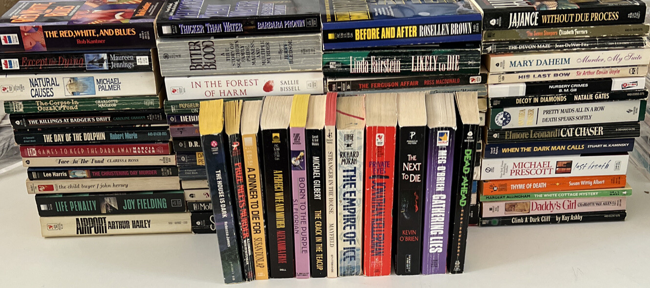 Lot of 10 Mystery Suspense Thriller Paperbacks Random Mix Good to Like New