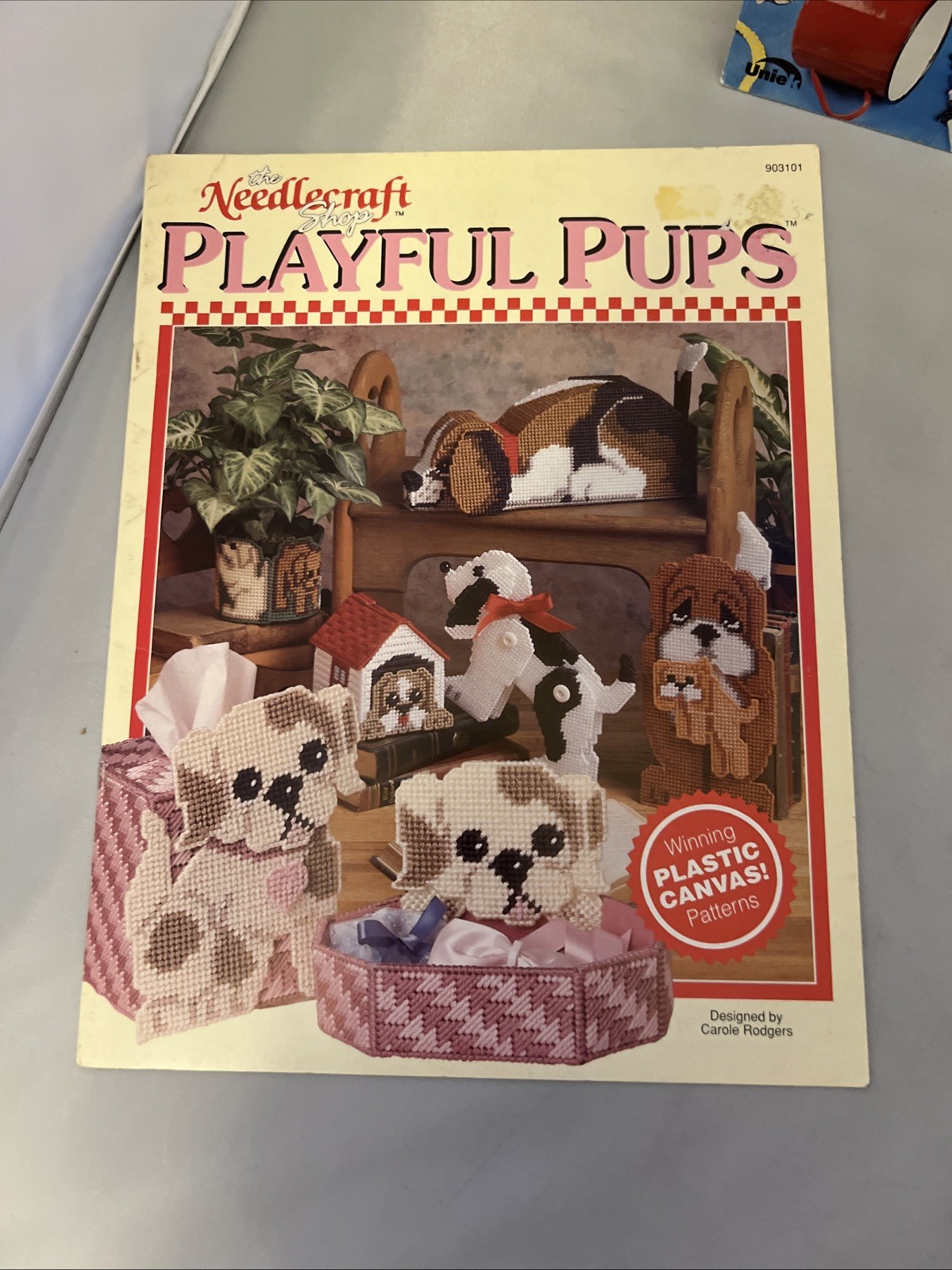 Lot of Craft Books for Making Plastic Canvas Projects Lot of 7 Books See Photos