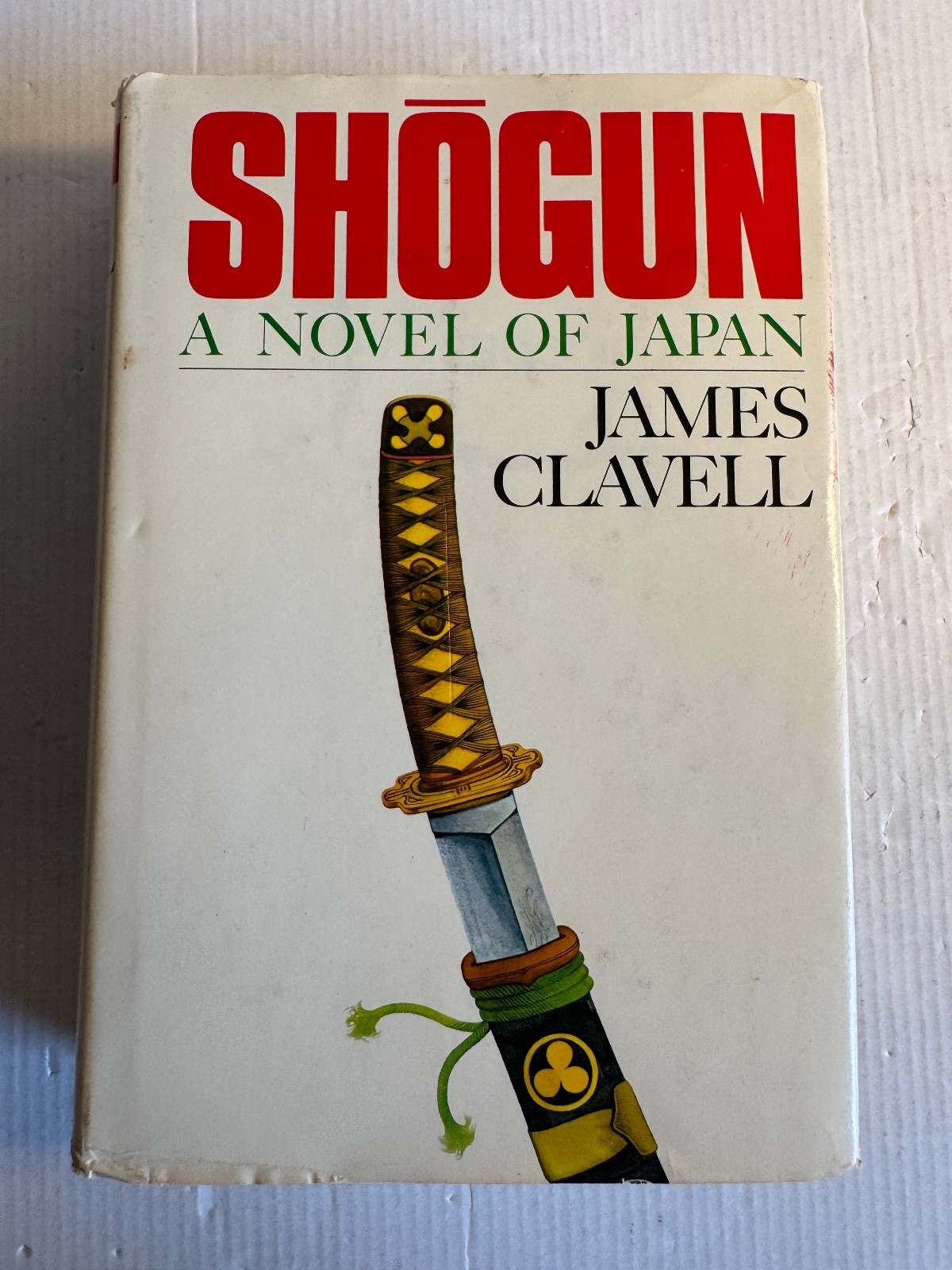 Shogun Volume 1 James Clavell HCDJ Very Good Book Club Edition BCE 1975