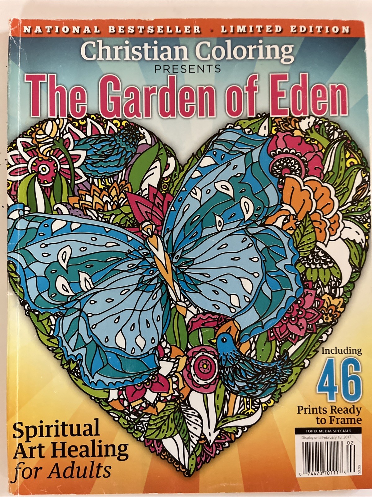 Lot of 4 ADULT COLORING BOOKS Animals Dogs Garden Eden Christian Bible Verses