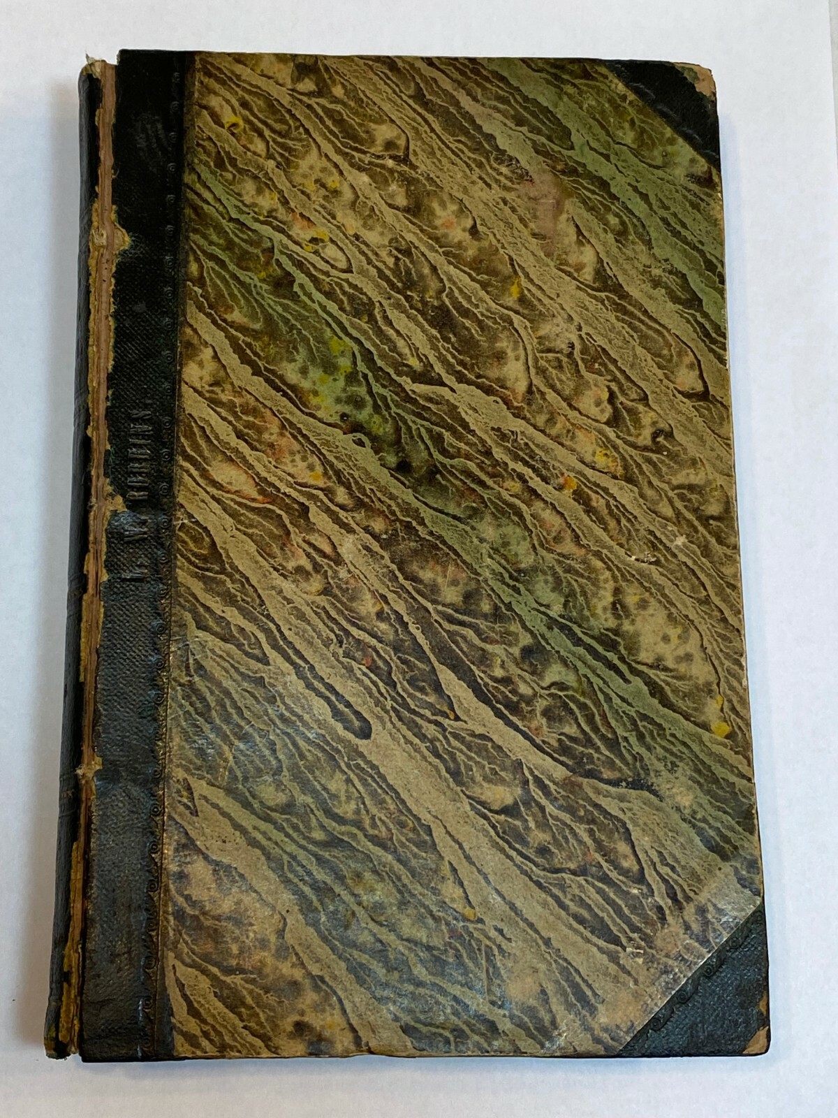 The Youth&rsquo;s Parlor Annual 1844 Antique Book Christian Family Magazine Leather
