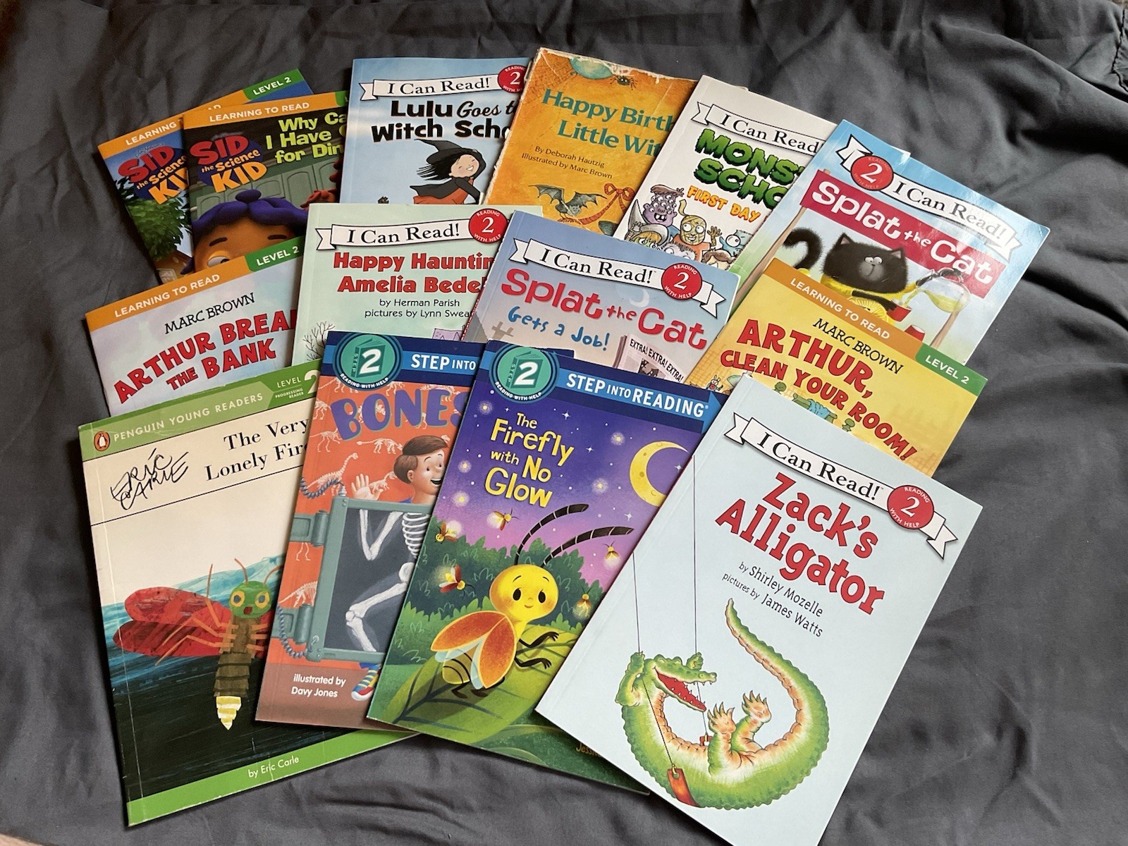 Level 2 I Can Read 14 Book Lot Various Titles Children&rsquo;s Reading Homeschool