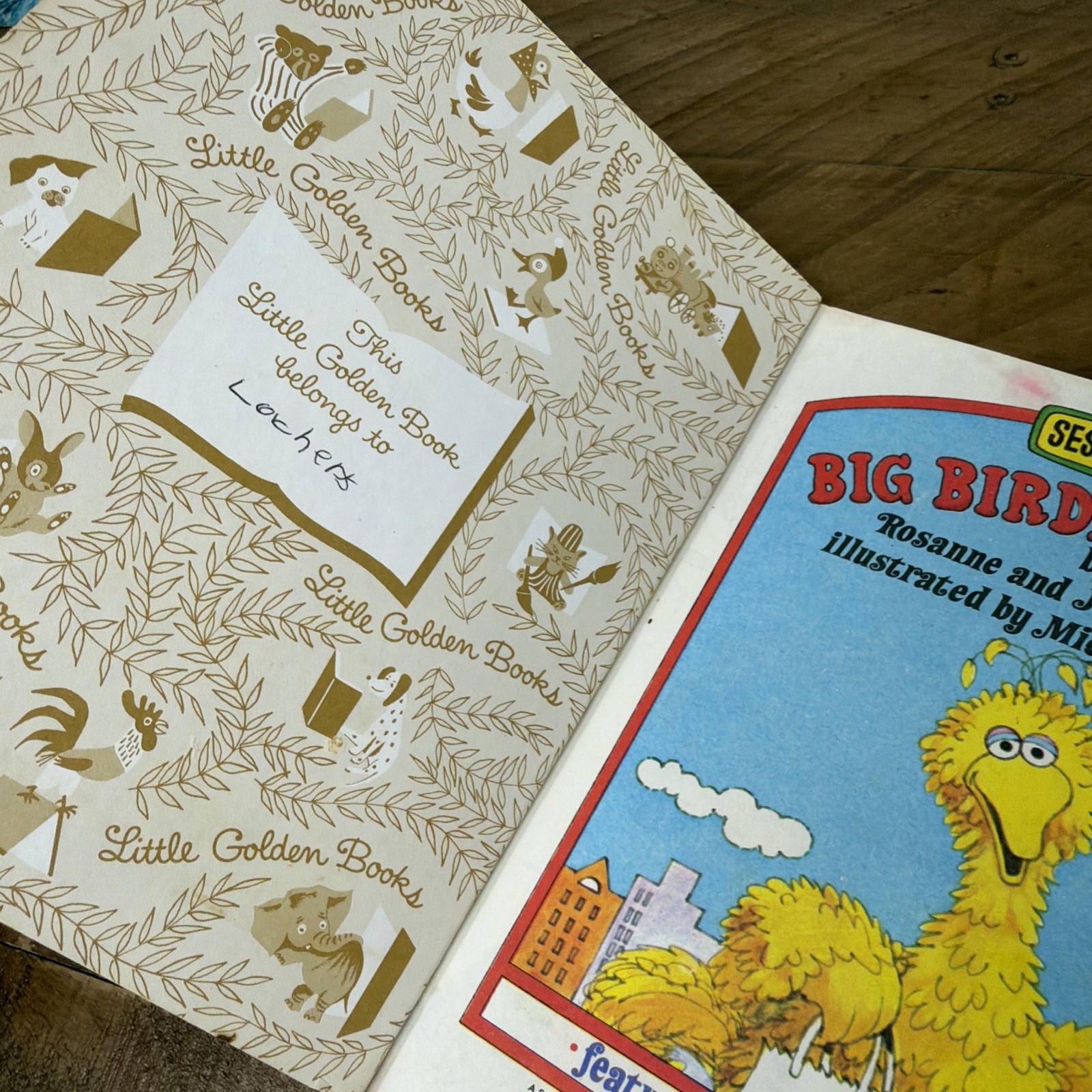 Sesame Street A Little Golden Book Vintage Children&rsquo;s Books 1970-80s