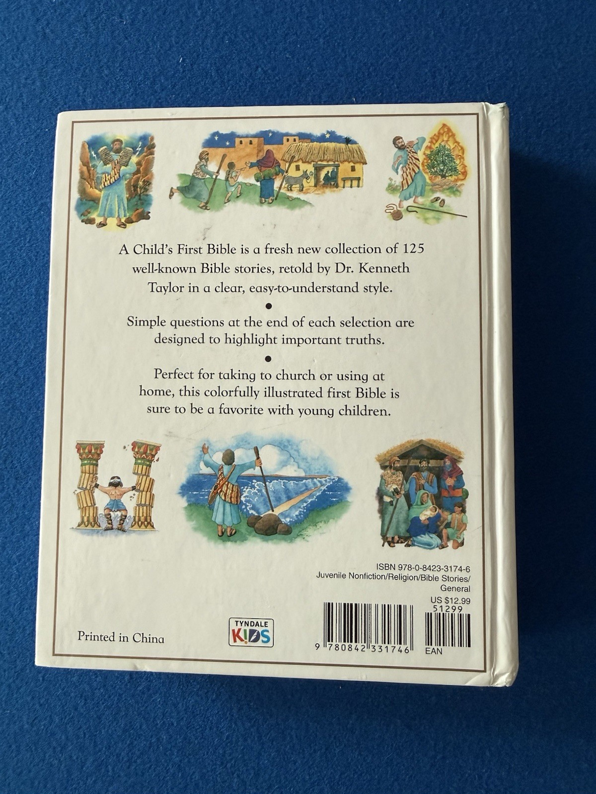 Child&rsquo;s First Bible by Kenneth N. Taylor (2000, Hardcover) 255 Pages
