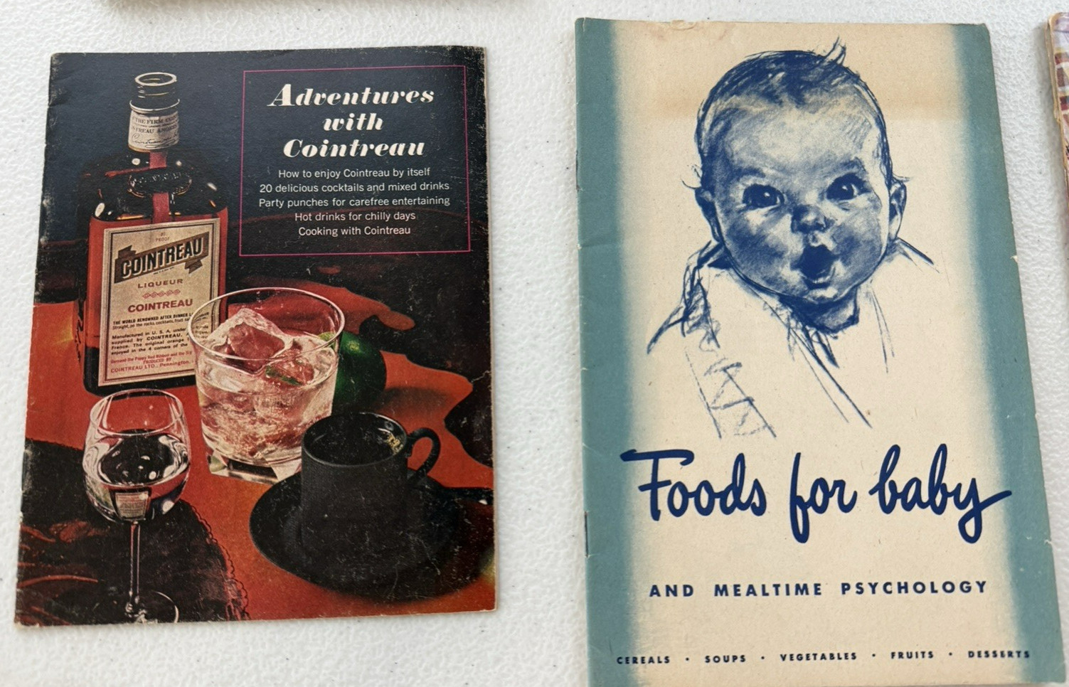 1920-1950&rsquo;s Vintage lot of Recipe Booklets, Pamphlets, Advertising,Cookbooks