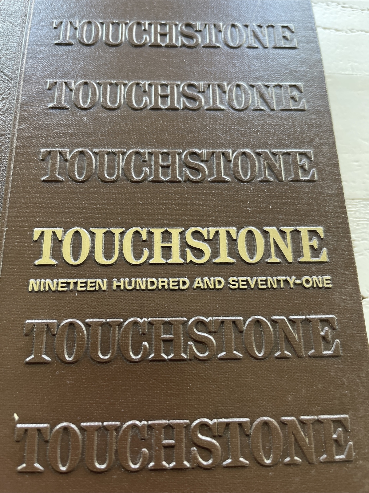 Touchstone 1971 Millersville State College Yearbook HC Pennsylvania