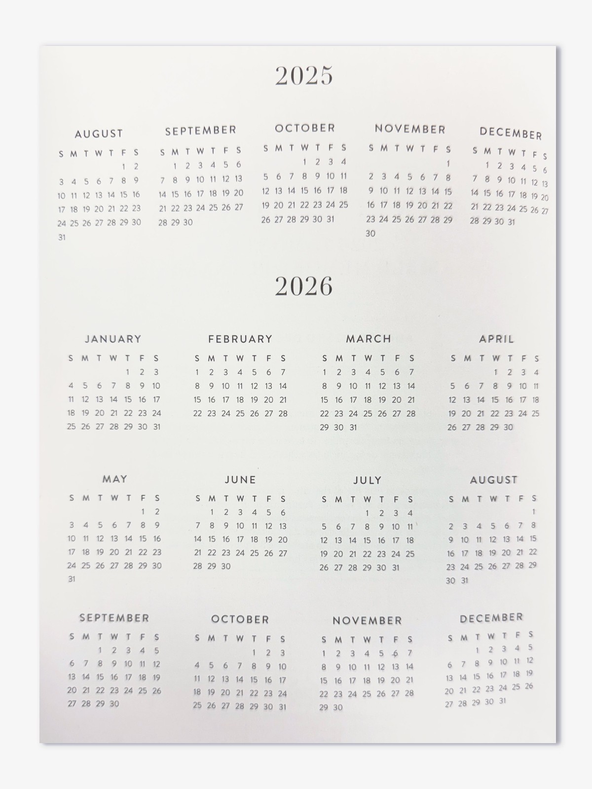 2026 « Praying Always » 17-Month Day Planner – OCEAN GREY (Sep 2025 – Dec 2026)