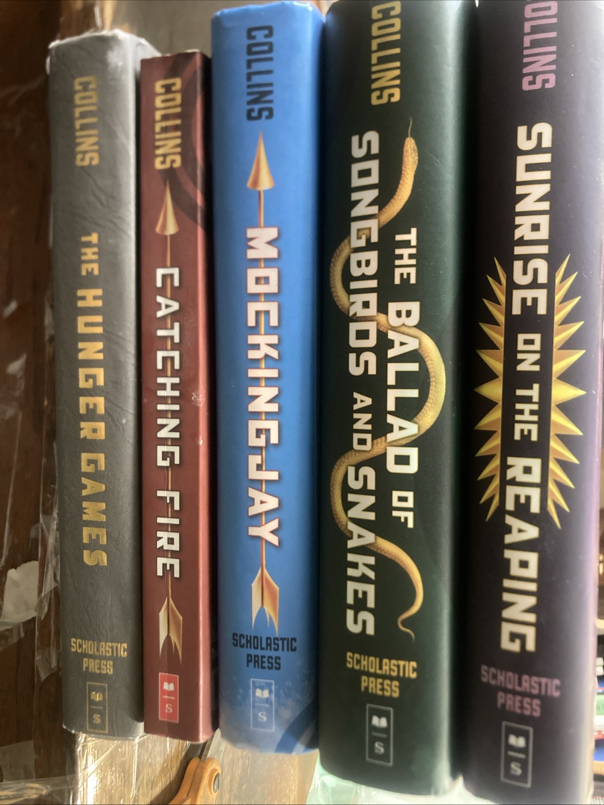 THE HUNGER GAMES Complete Series Lot of 5 (#1-5) Set 4 HC 1 Pb Books Collins