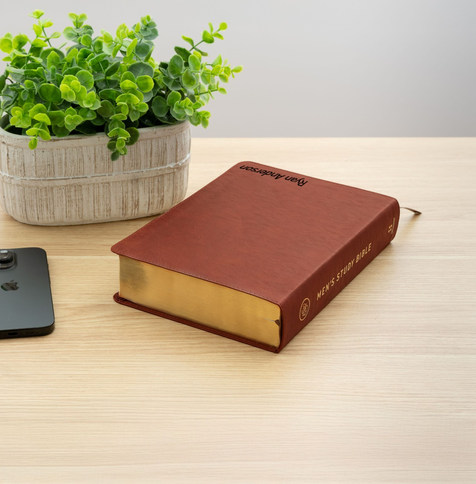Personalized ESV Bible with Name Engraved, ESV Men&rsquo;s Study Bible, Baptism Gifts