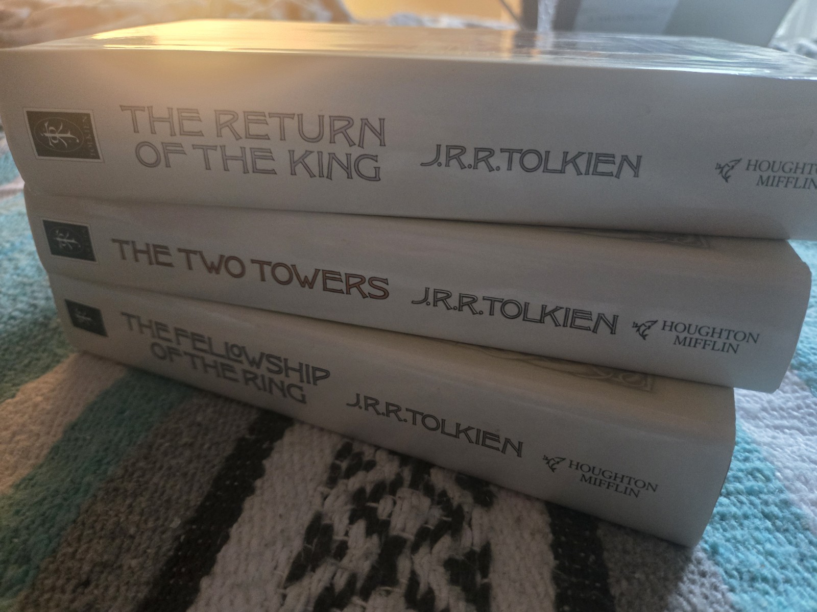 THE LORD OF THE RINGS TRILOGY J.R.R. Tolkien Hardcover 3-Volume Box Set 1993