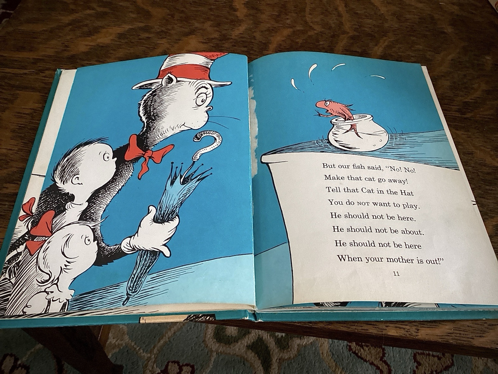 Cat In The Hat By Dr. Seuss Early Printing 1957 Educational Edition Original