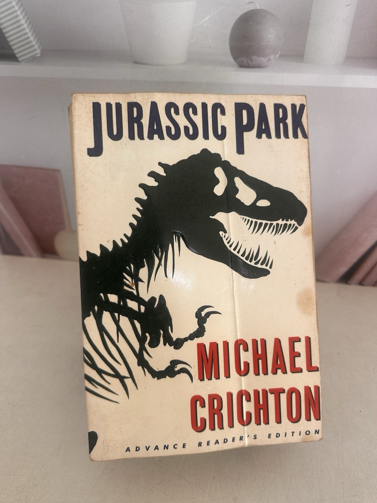 JURASSIC PARK 1990 First Edition! Michael Crichton Advance Reader&rsquo;s Edition
