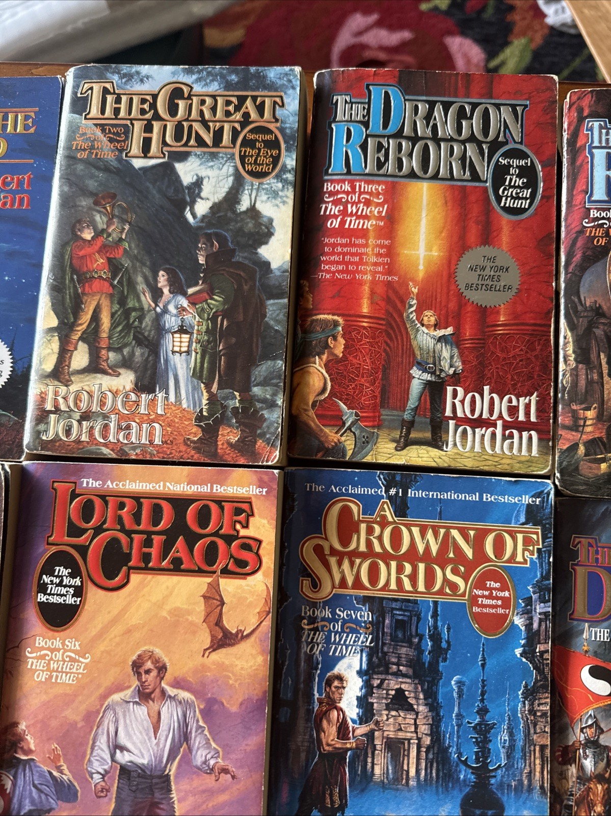 The Wheel of Time Complete Set 1-14 + prequel 15 PB Books Robert Jordan
