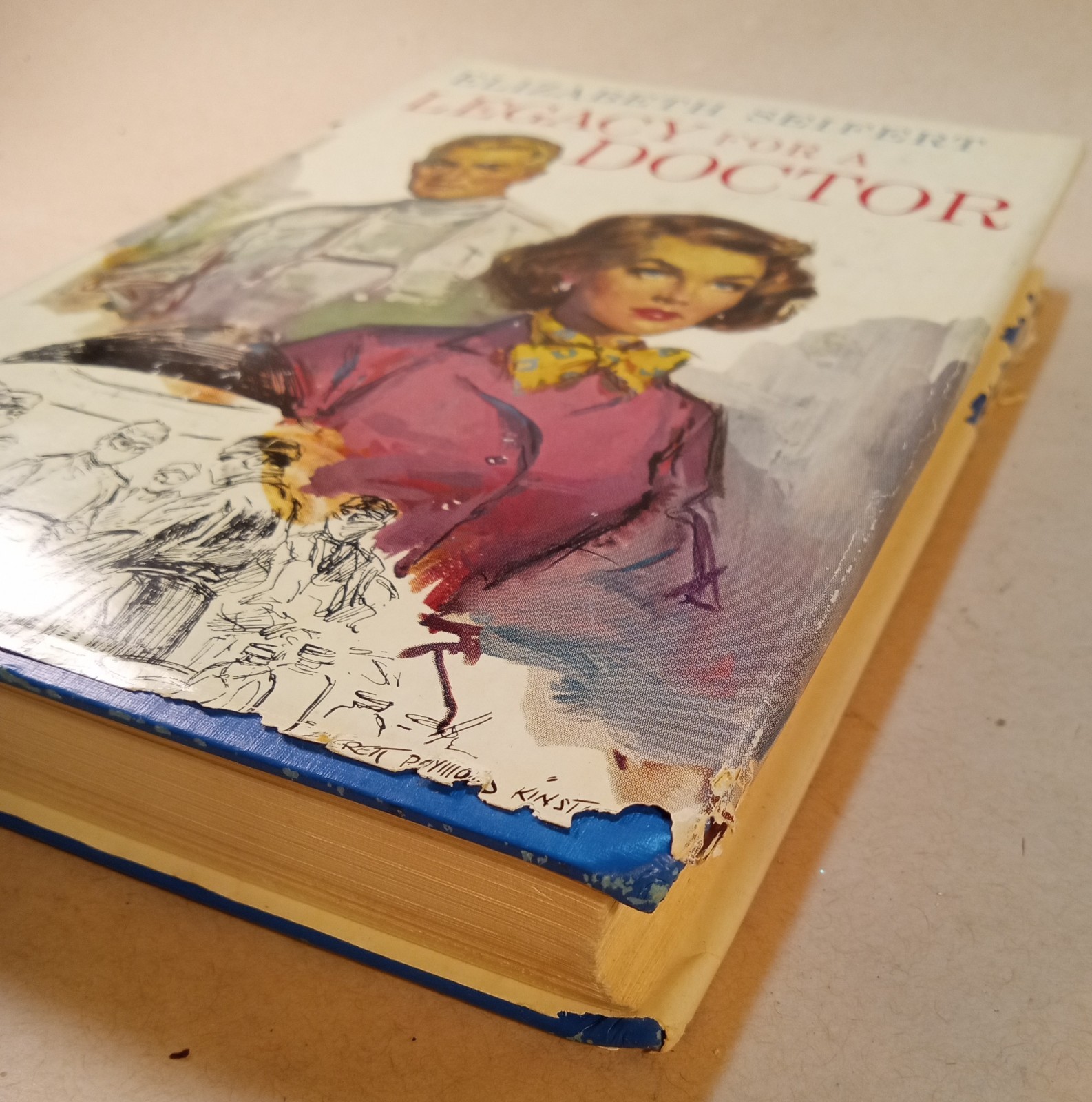 « Legacy For A Doctor » Novel. Vgt 1963. Elizabeth Seifert. 272 Pages. Sad Dust…