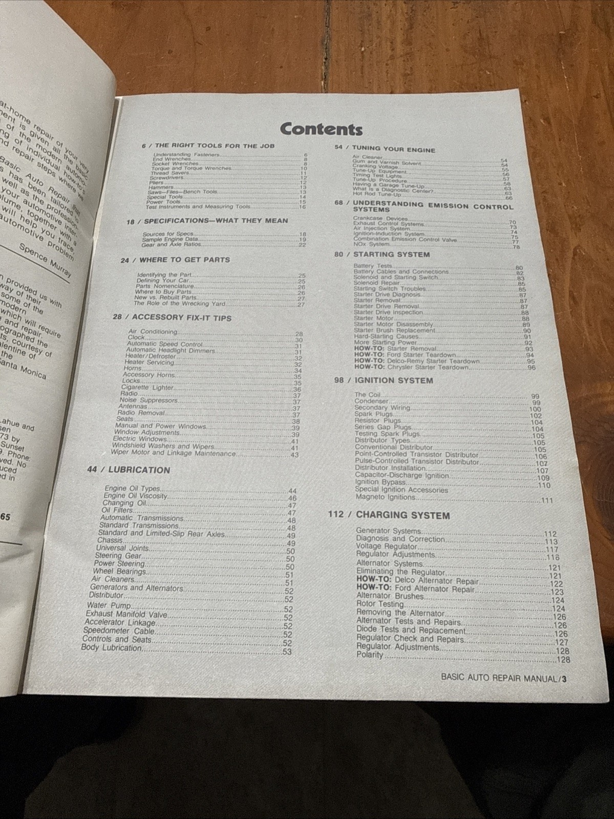 1973 Petersen&rsquo;s Basic Auto Repair Manual Book Custom Racing Hot Rod Library