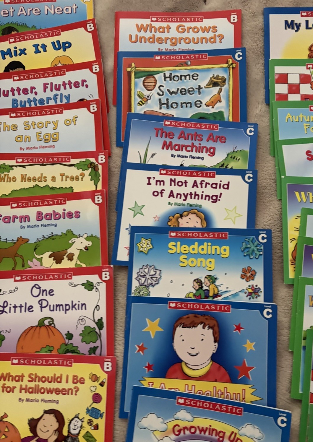 Little Leveled Readers by Scholastic Learn to Read Kids Books Lot 61 A-D