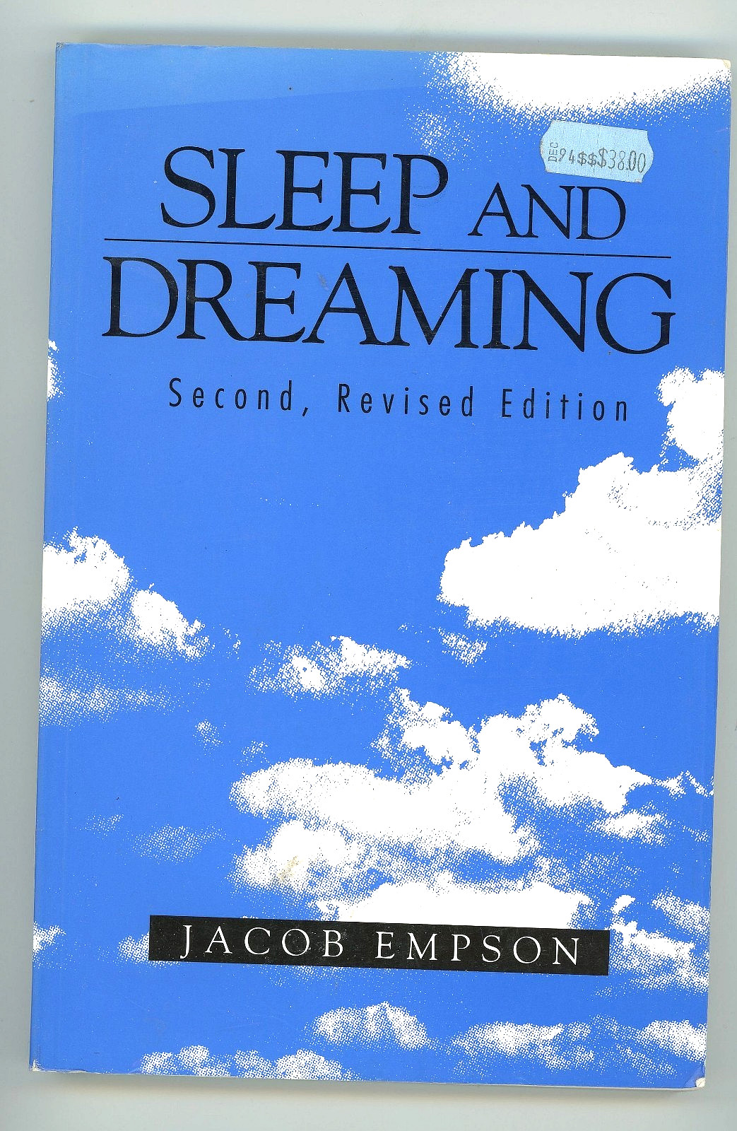 Sleep and Dreaming 2ed Ed Revised Jacob Empson 242 Pages 9 1/8&Prime; Index LR4-B