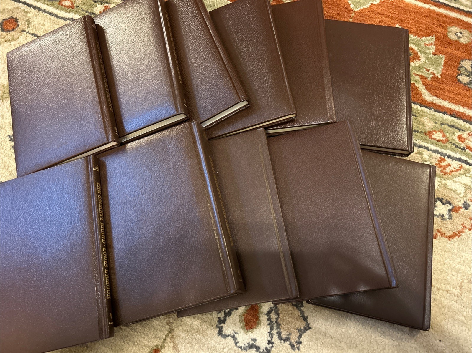 Louis L&rsquo;Amour Leatherette SACKETT Collection Nearly Complete 15 Vol & Companion