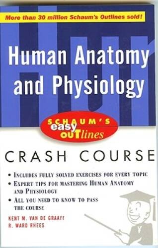 Schaum&rsquo;s Outline of Human Anatomy and Physiology – Paperback – VERY GOOD
