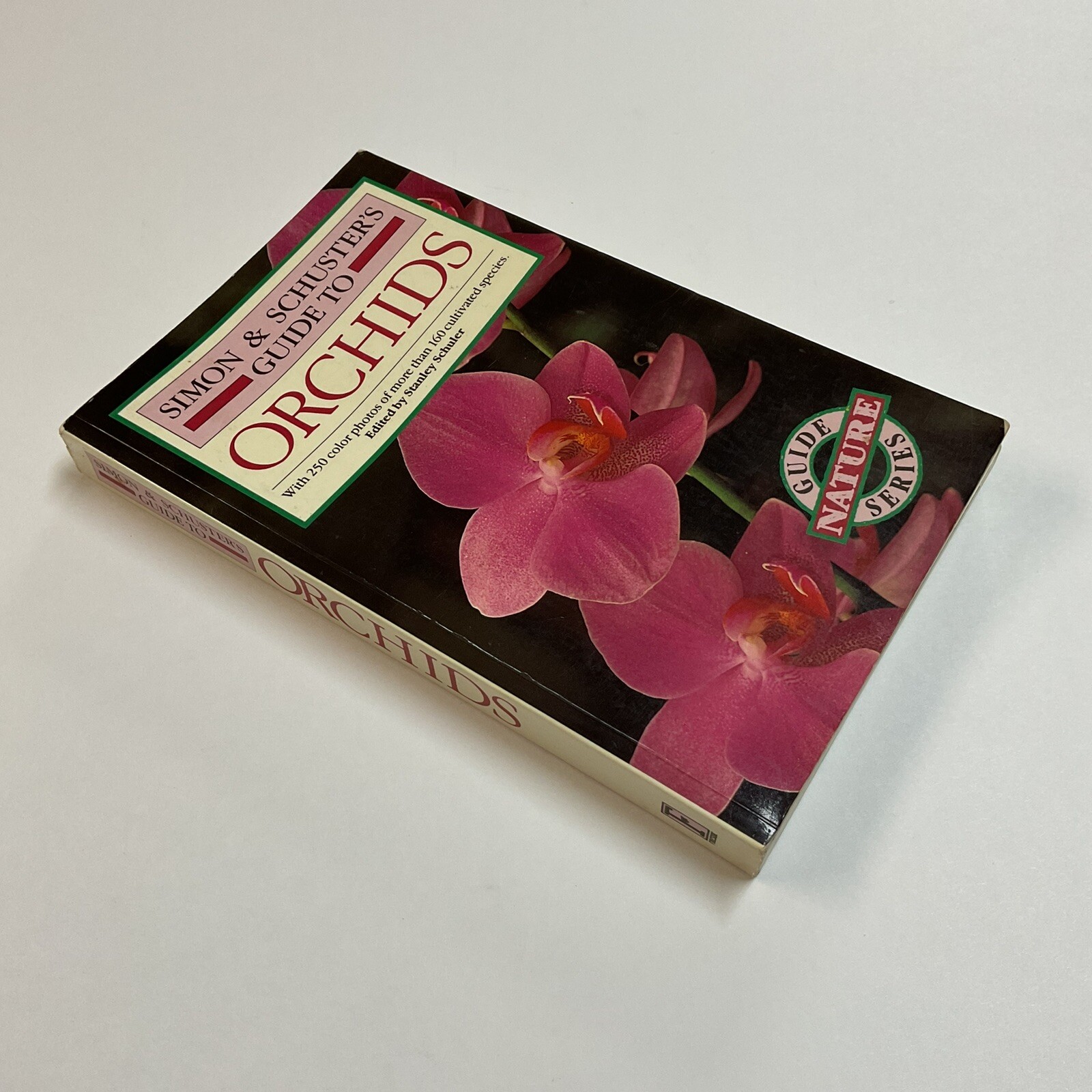 Simon & Schuster&rsquo;s Guide To Orchids Paperback Book Color Photos Flowers Plants