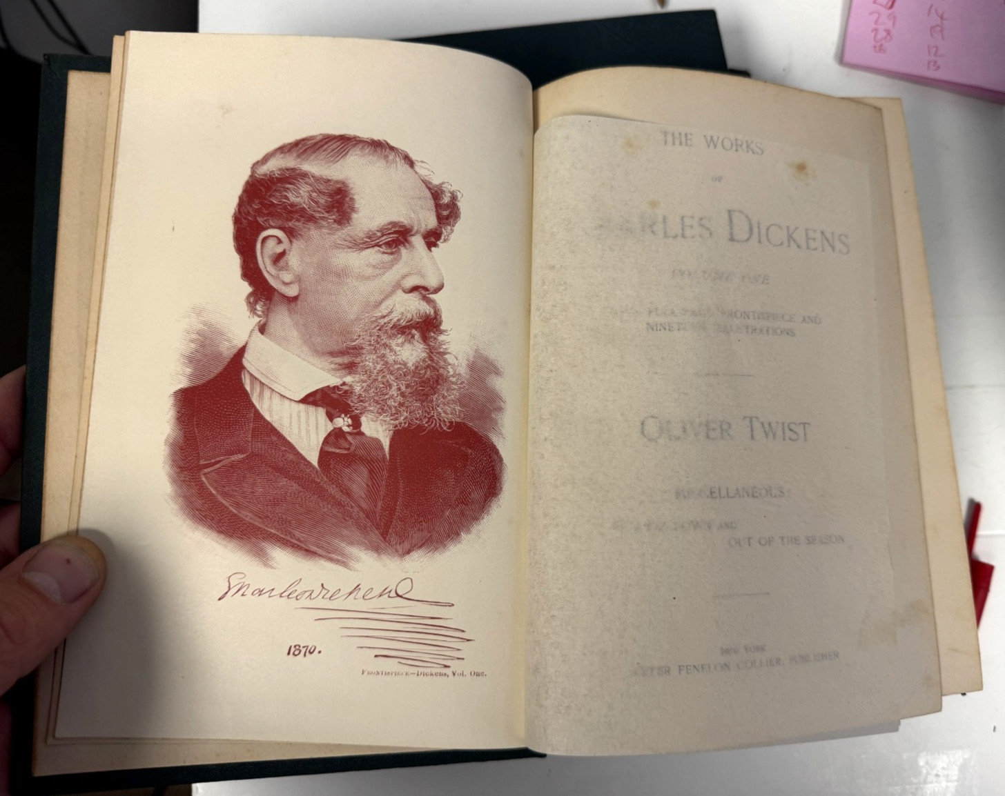 Antique 1890&rsquo;s The Works Of Charles Dickens Peter Fenelon Collier x26 LOT VG++