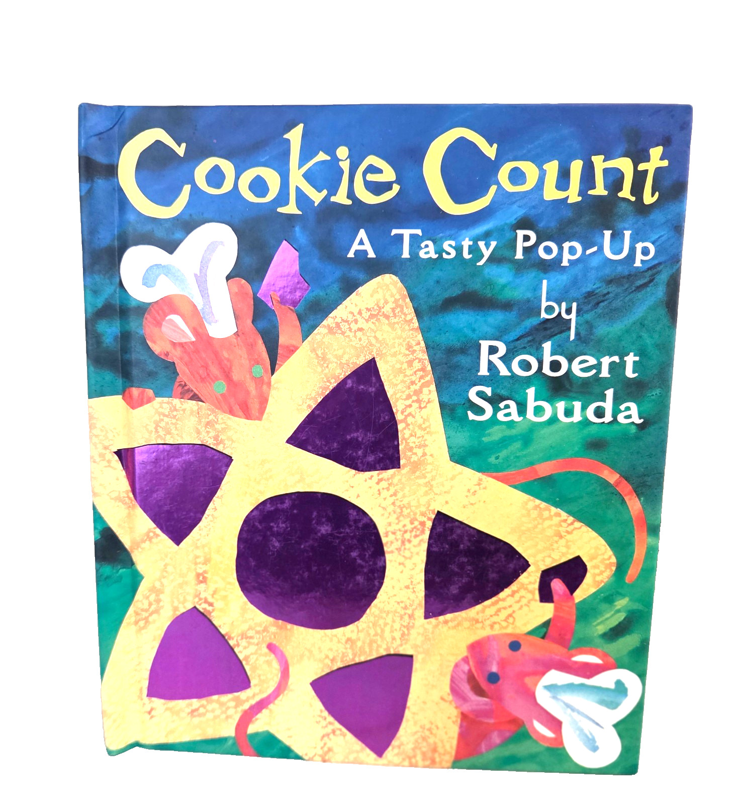 2 Pop-Up Books_ROBERT SABUDA Baby Signs 7×7&Prime;_Cookie Count 7&Prime;x8&Prime;_both like new