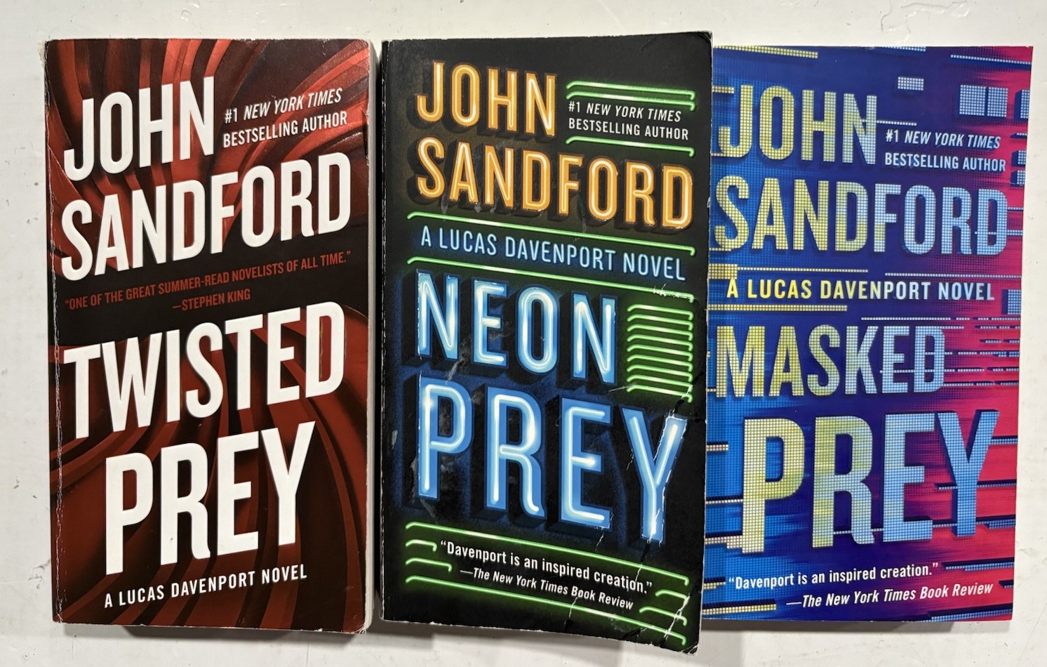 36 Book Lot Complete Lucas Davenport « PREY » Series #1-35+1 JOHN SANDFORD Set