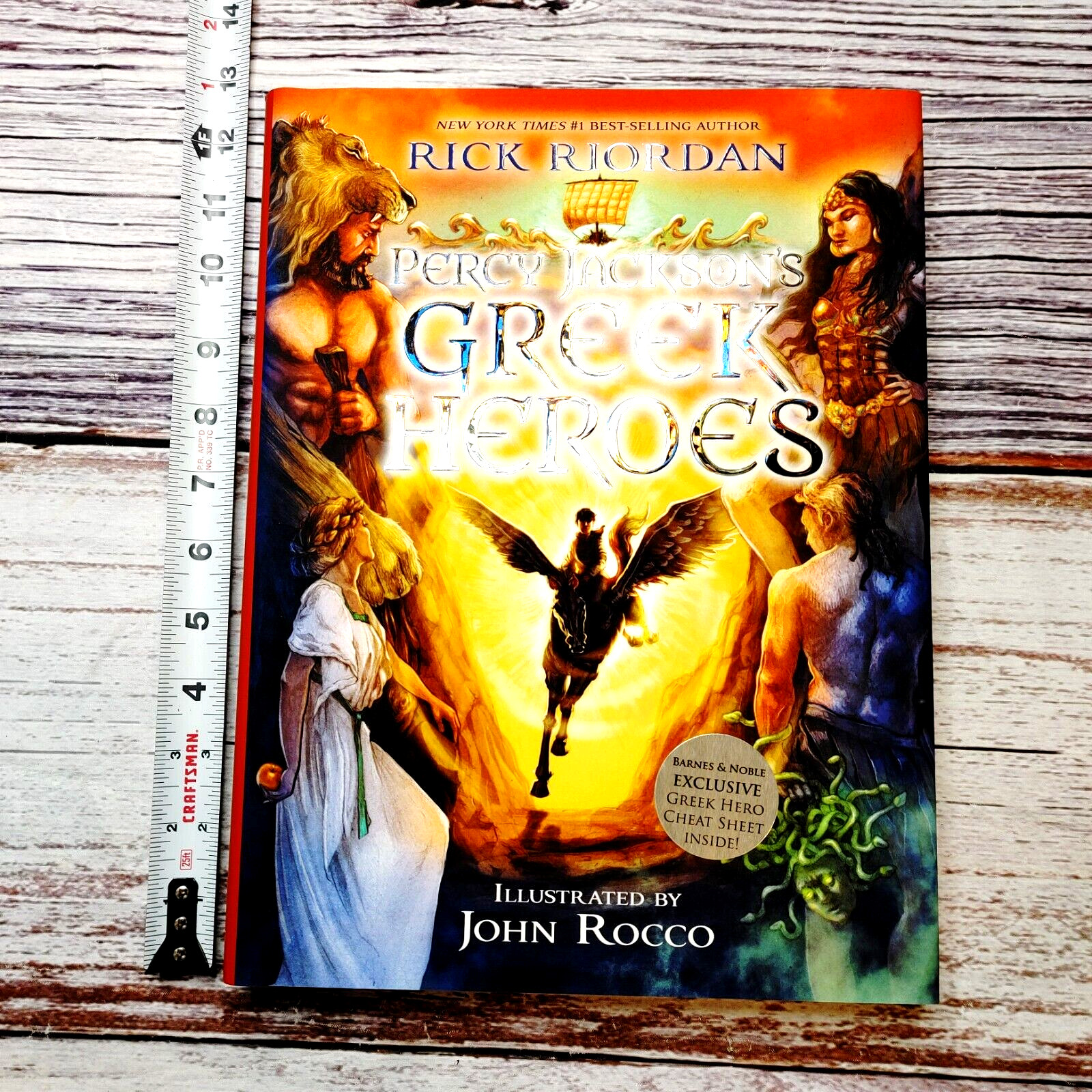 Percy Jackson&rsquo;s Greek Heroes by Rick Riordan 2015 Hardcover 1st Ed/Exclusive.