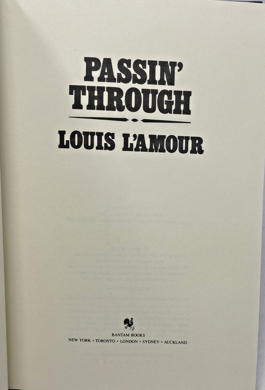 Louis L&rsquo;Amour Lot of 4~ Imitation Leather Excellent Condition~ Bantam Books