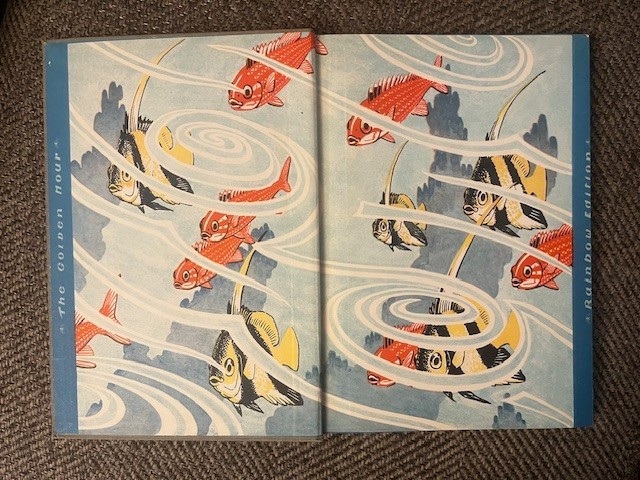 1935 WATER PEOPLE by Wilford Swancourt Bronson art deco full color children&rsquo;s